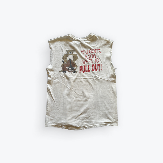 You Gotta Know When to Pull Out/Wall Street Cutoff Tee