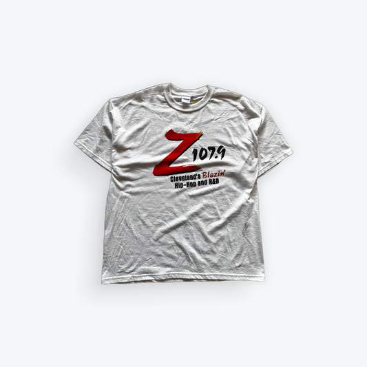 Vintage 00's Z107.9 Cleveland's Blazin' Hip Hop and R&B Radio Station Shirt