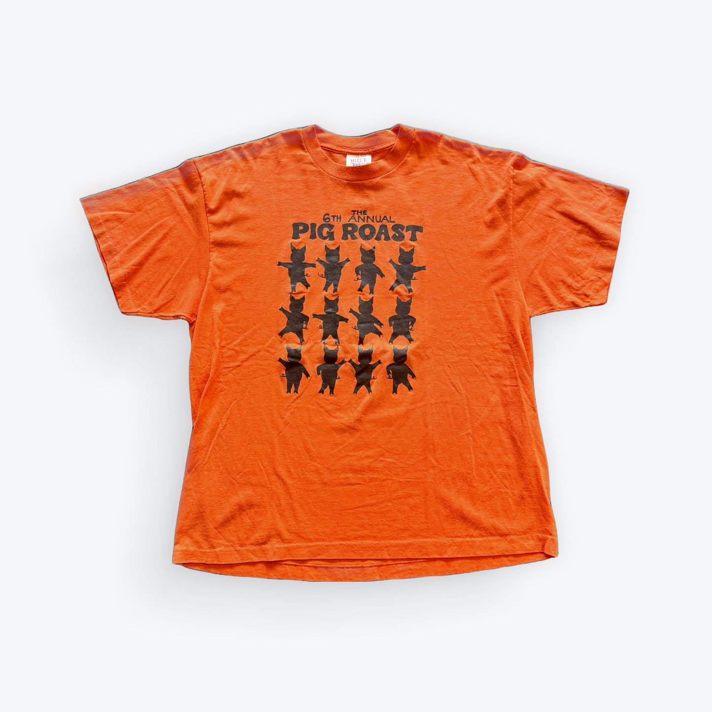 Vintage 90's 6th Annual Pig Roast Dancing Piggy's Tee