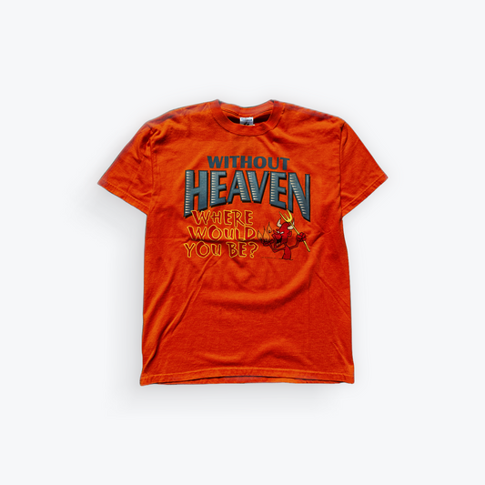 Vintage 00's Funny Devil Heaven Shirt