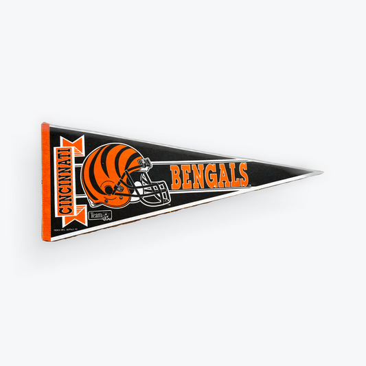 Vintage 90's NFL Cincinatti Bengals Pennant