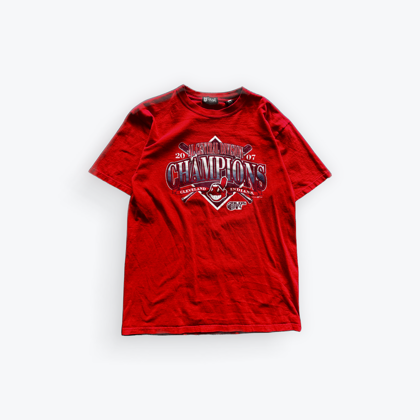 Vintage 2007 Cleveland Indians AL Central Division Champions Shirt