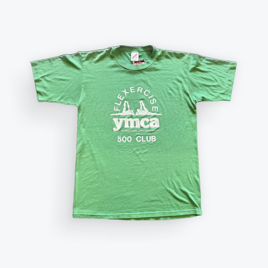 Vintage 80's Canton, Ohio YMCA Flexercise 500 Club Tee