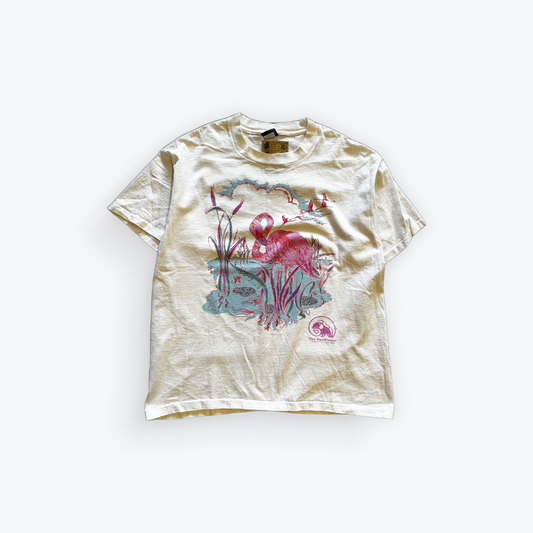 Vintage 90's Cleveland Metroparks Zoo Flamingo Shirt