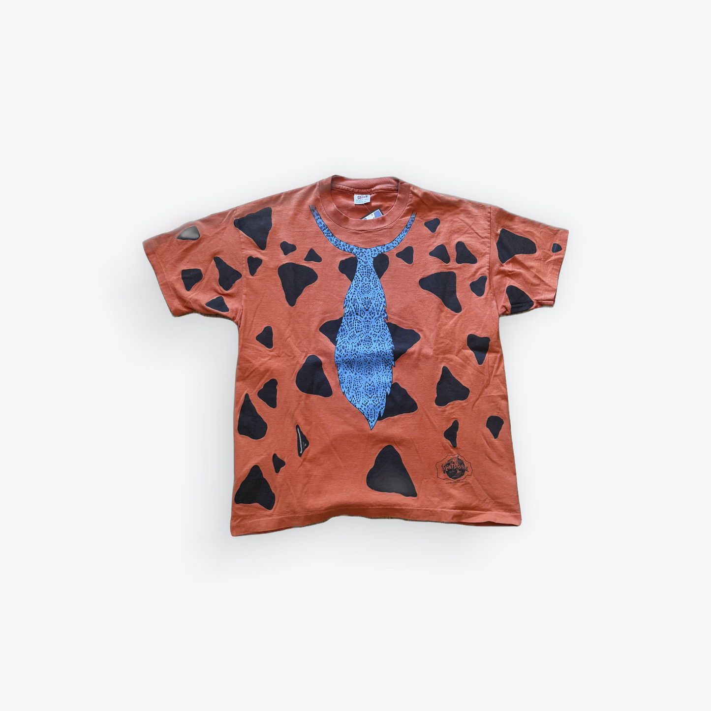 Vintage 90's The Flintstones Live Action Fred Flintstone All Over Print Shirt