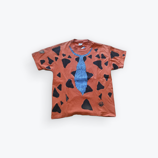 Vintage 90's The Flintstones Live Action Fred Flintstone All Over Print Shirt