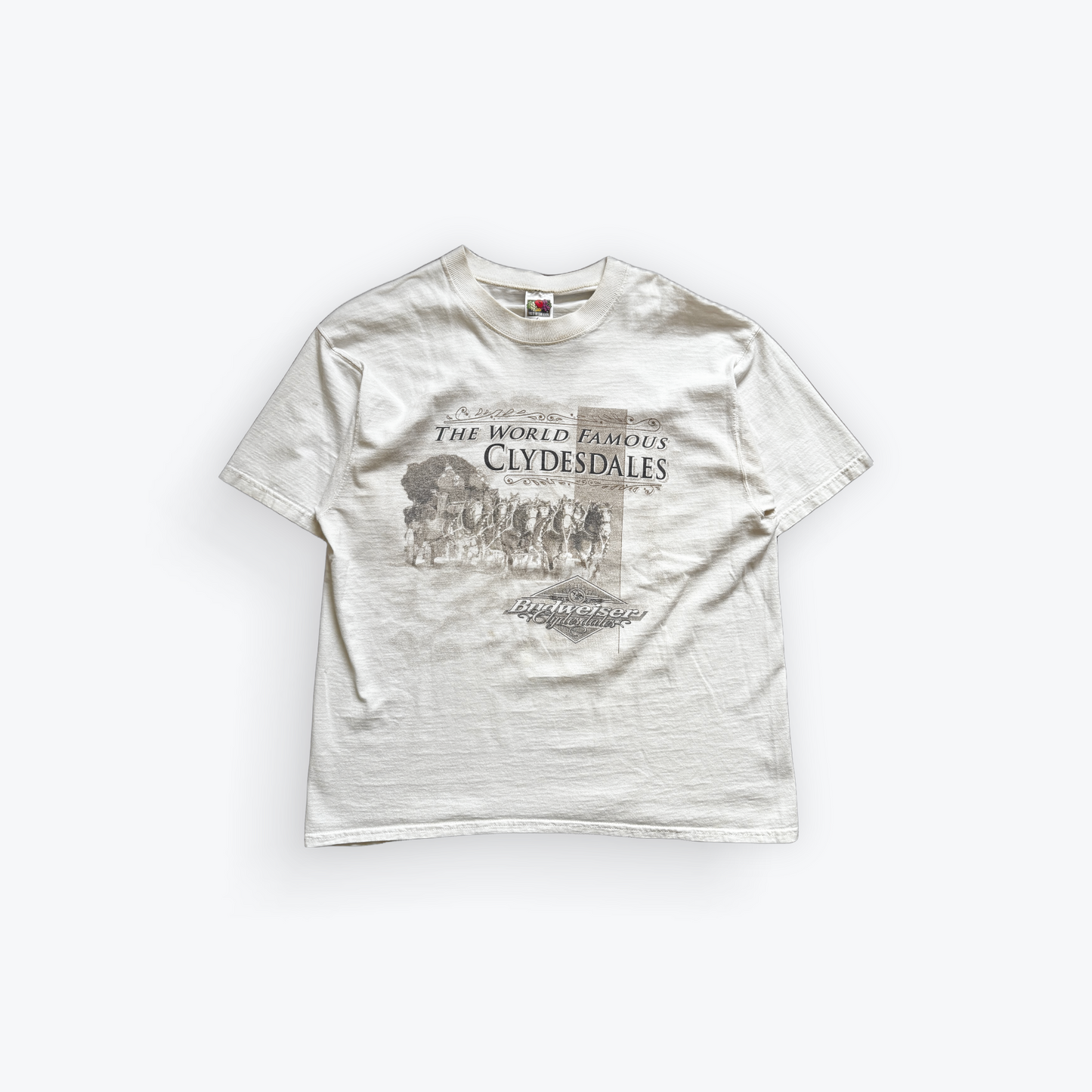 Vintage 00's Budweiser World Famous Clydesdales Shirt