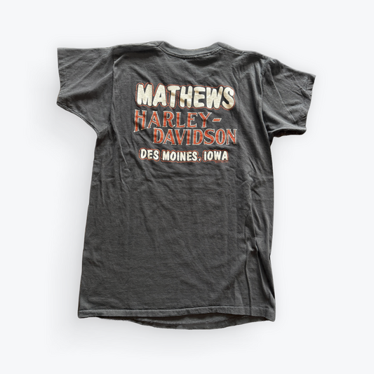 Vintage 1981 Harley Davidson This Eagle Soars Alone Shirt