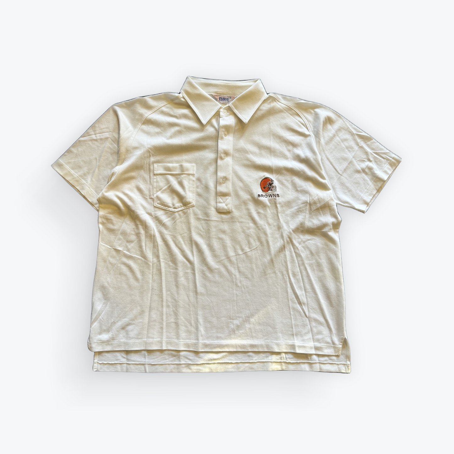 Vintage 90's Cleveland Browns Embroidered Helmet Polo Shirt