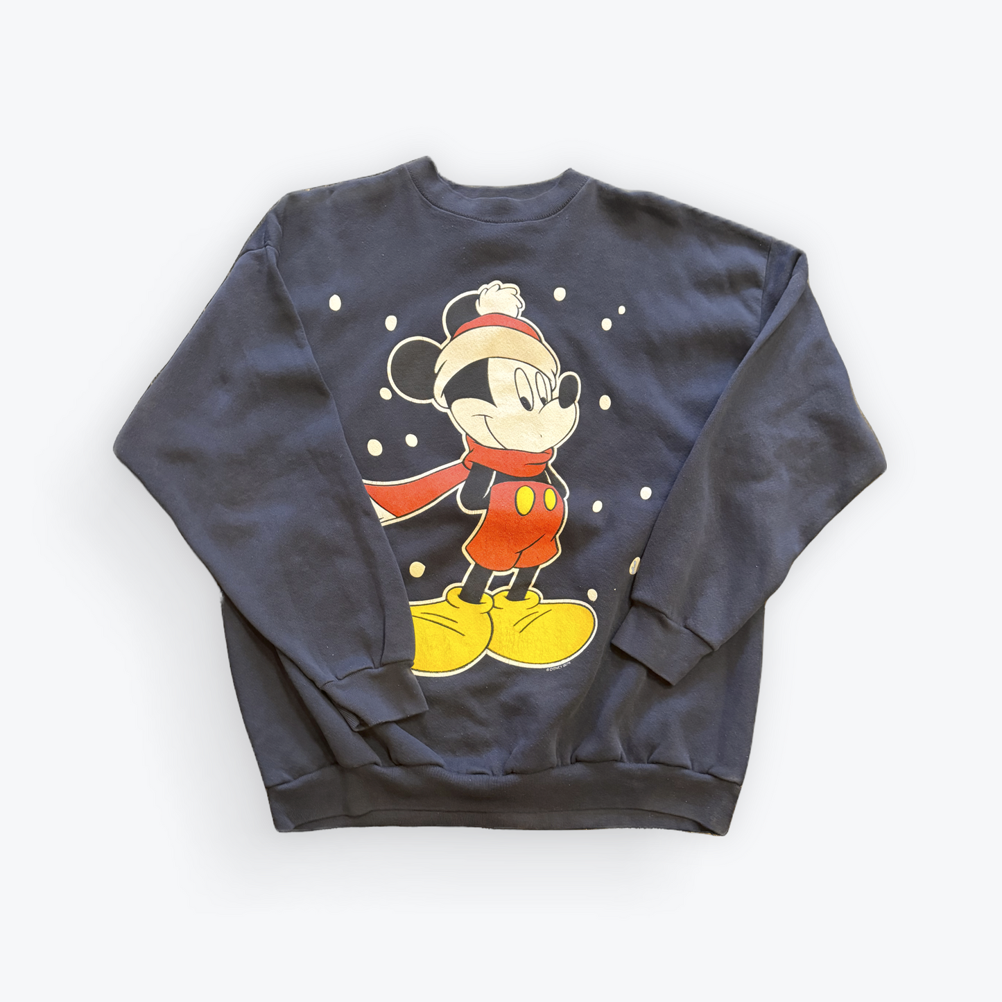 Vintage 00's Mickey Mouse Winter Snow Crewneck