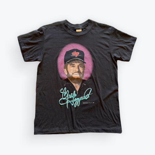 Vintage 1990 Merle Haggard The Legend Continues Band Tee
