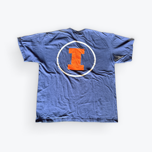 VIntage Y2K Nike Illinois Fighting Illini Tee