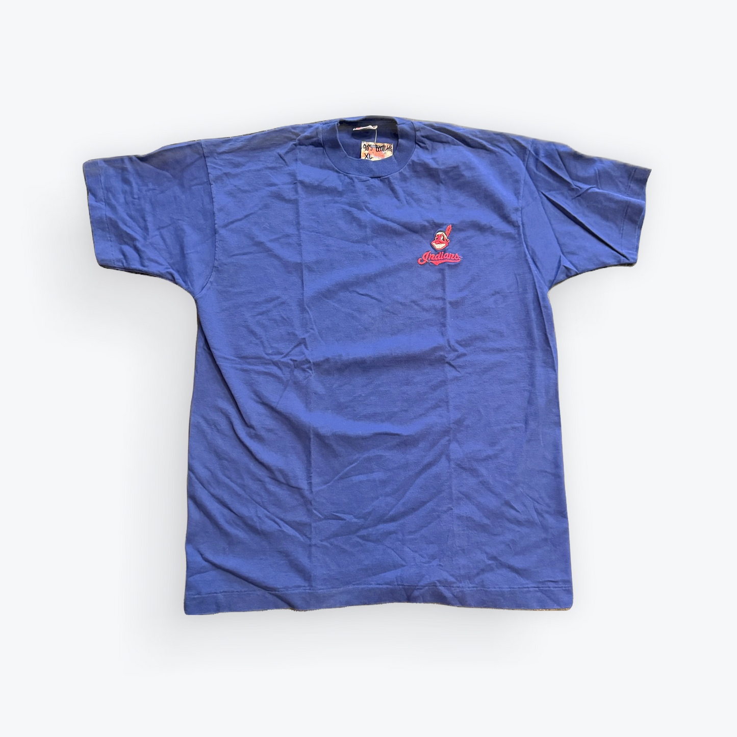 Vintage Bootleg Cleveland Indians Chief Wahoo Embroidered Tee