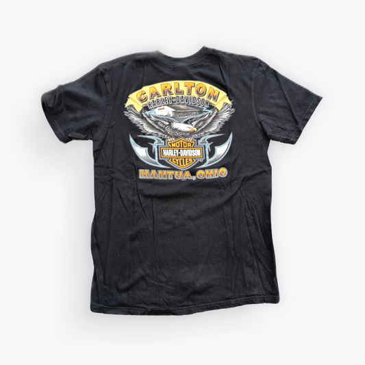 2012 #1 Dad Harley Davidson Mantua Ohio Tee