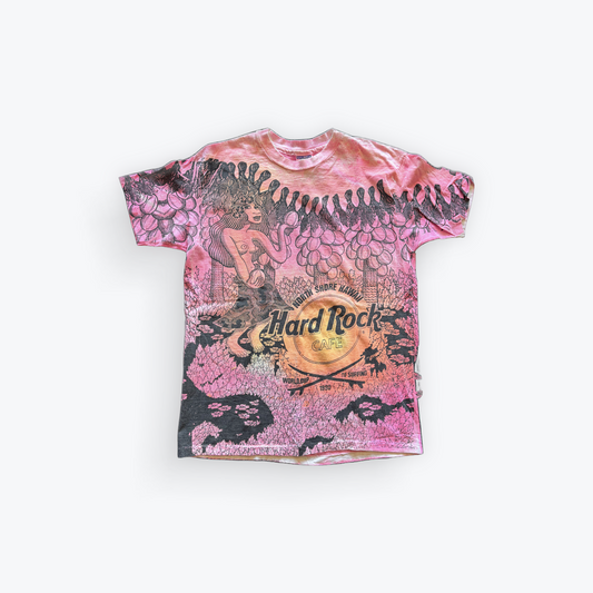 1990 World Cup of Surfing Hard Rock Cafe All Over Print Tee