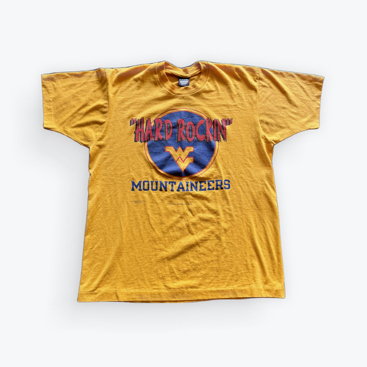 Vintage 90's Bootleg West Virginia University Mountaineers Tee