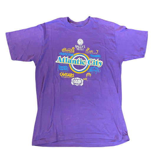 Vintage 1980s Atlantic City Casinos Graphic Shirt