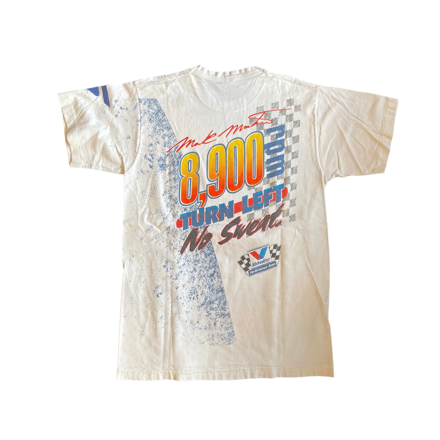Vintage Nascar Big Print Mark Martin Racing Tee
