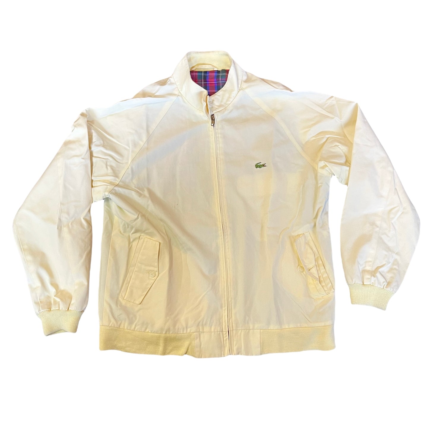 Vintage Bright Yellow Lacoste Jacket