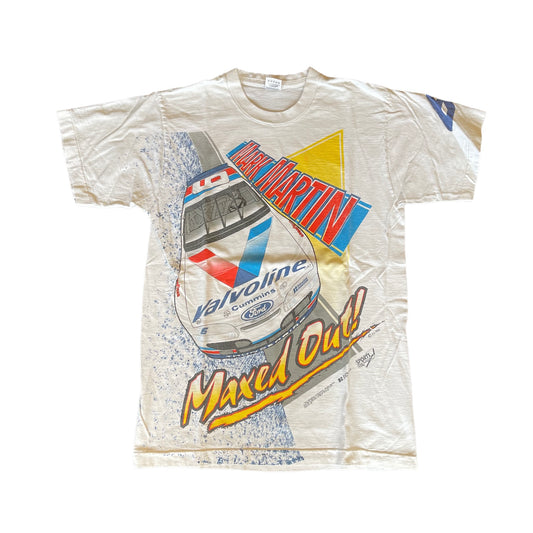 Vintage Nascar Big Print Mark Martin Racing Tee