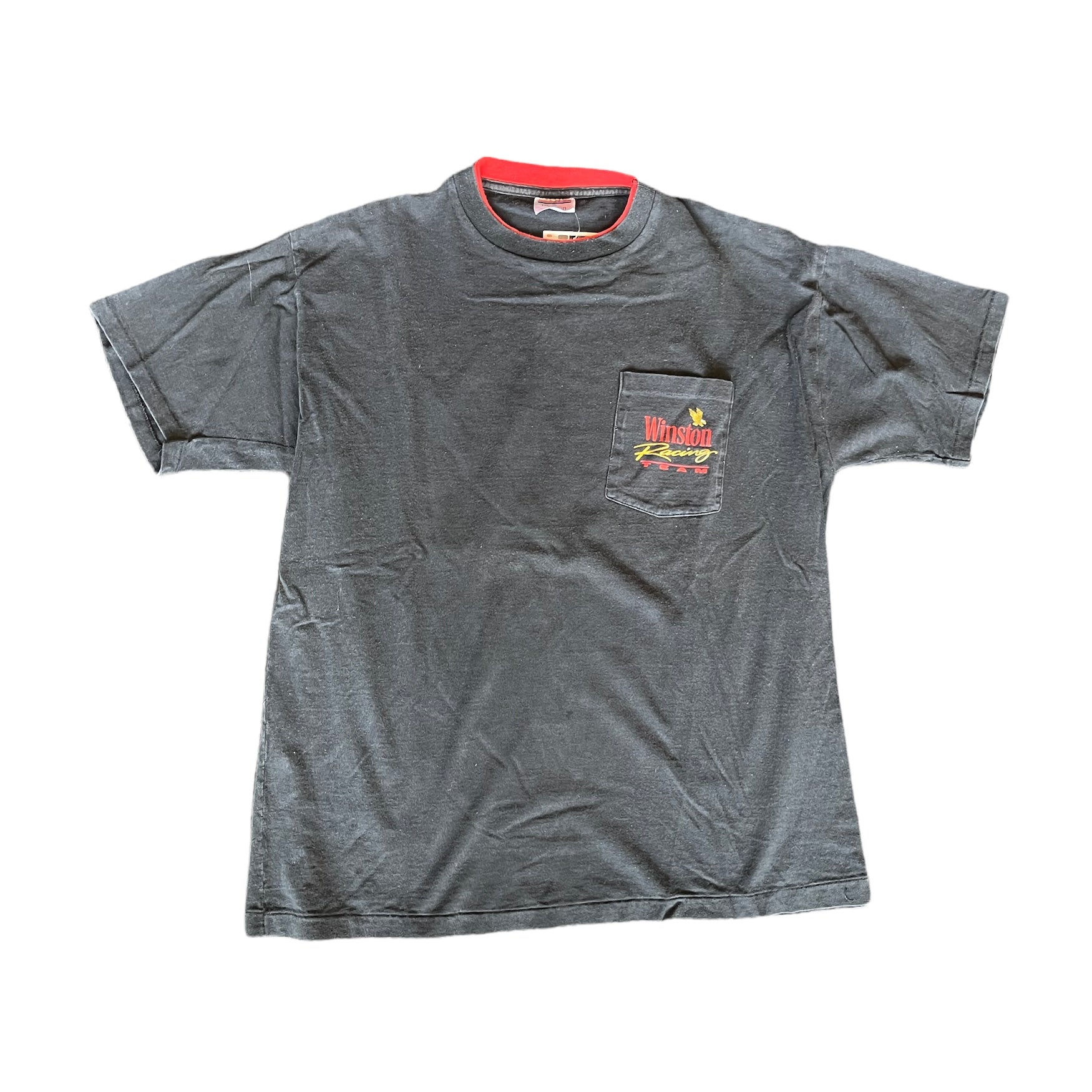 Vintage des années 90 Winston Racing Team Pocket Tee Vintage des années 90 Winston Racing Team Pocket Tee