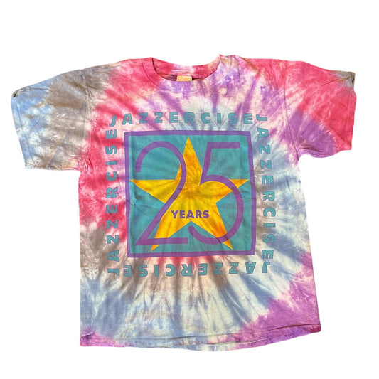 Tye-Dye Jazzercise 25 Years Tee