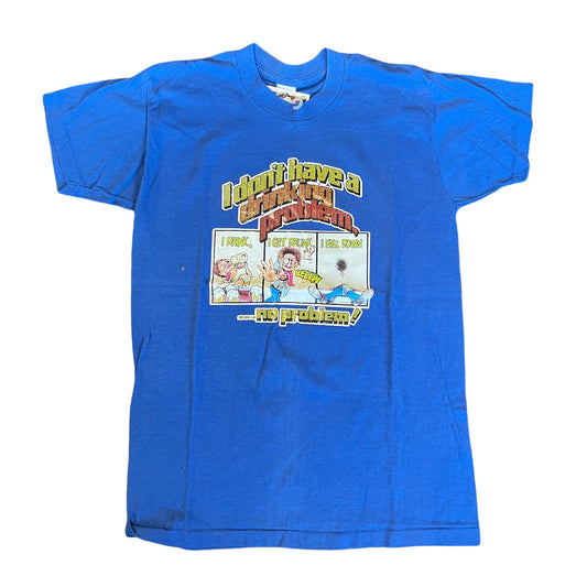 Vintage 1970s Drinking Problem Graphic Shirt