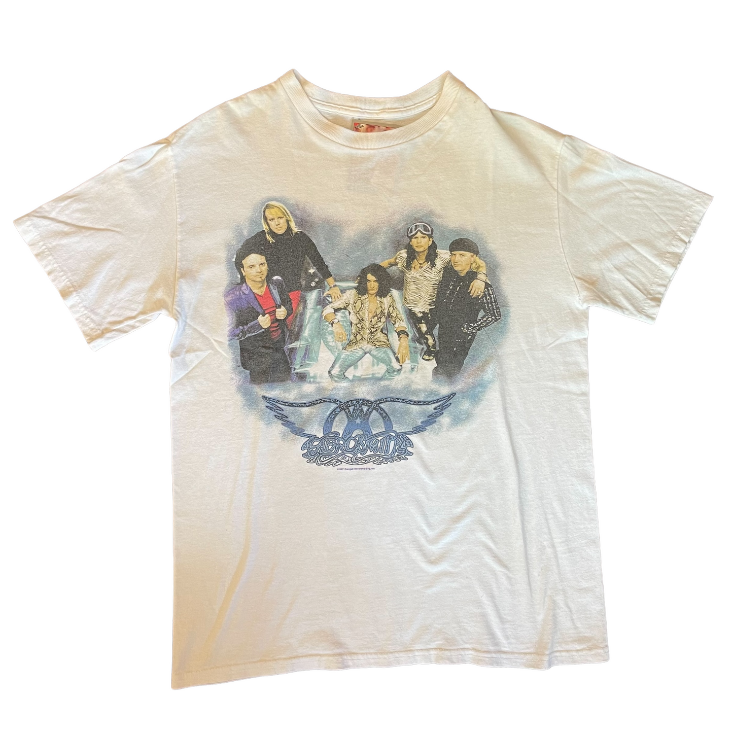 Vintage 1997 Aerosmith Nine Lives Tour Tee
