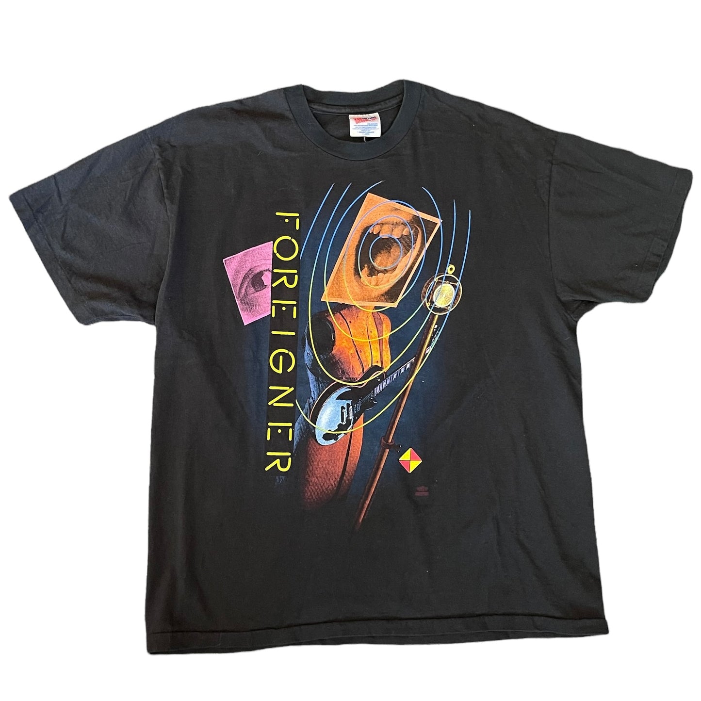 Vintage 1993 Foreigner Reunion World Tour Shirt