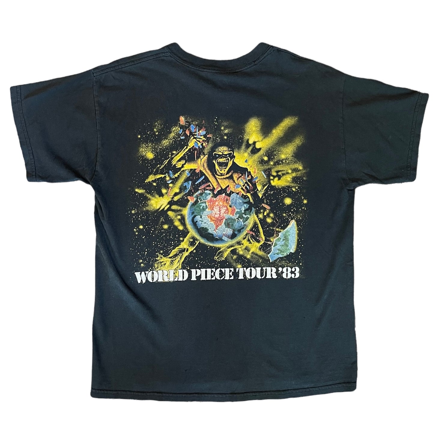 Y2K Iron Maiden Piece of Mind Tour Shirt Repro