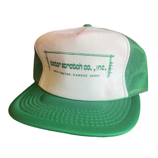 Vintage 80s Dr. Scratch Co. Kansas Trucker Snap Back