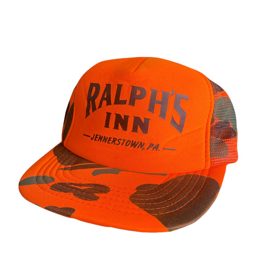 Vintage 80s Ralph's Inn. PA Trucker Snap Back