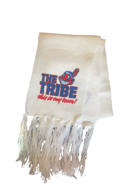 Vintage 80s Cleveland Indians scarf