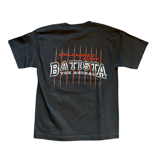 Vintage Batista The Animal Unleashed Fury WWE Shirt