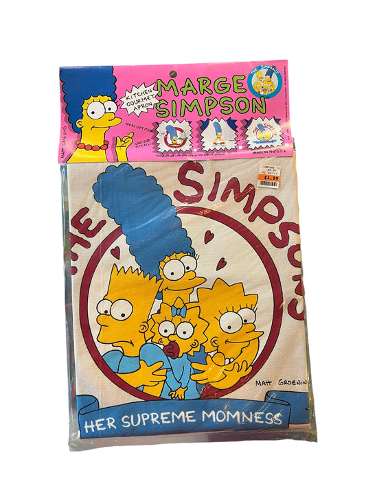 Vintage 1990 Marge Simpson Apron