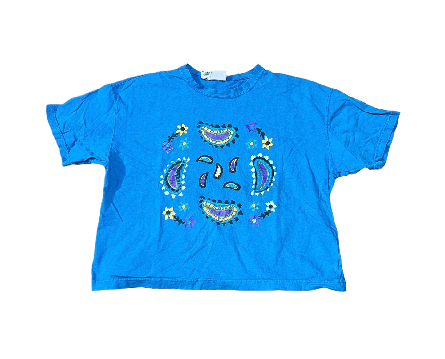 Vintage 1980s Graphic Crop Top