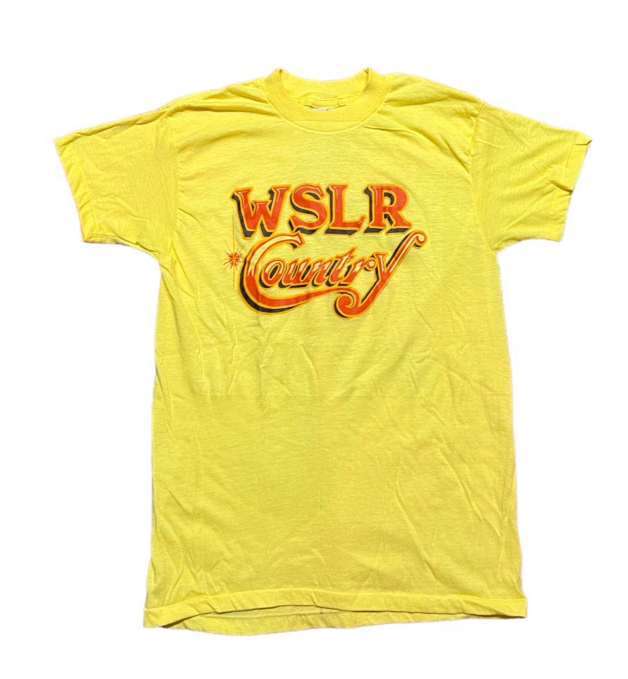 1970s WSLR Country Music Station Shirt
