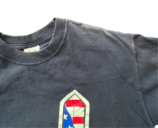 Y2K Chief Wahoo Flag Face Shirt