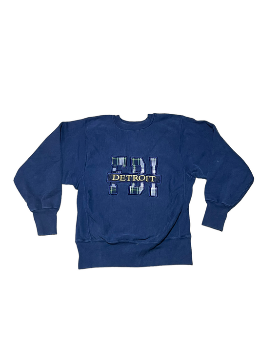 Vintage Detroit FBI Heavyweight Crewneck