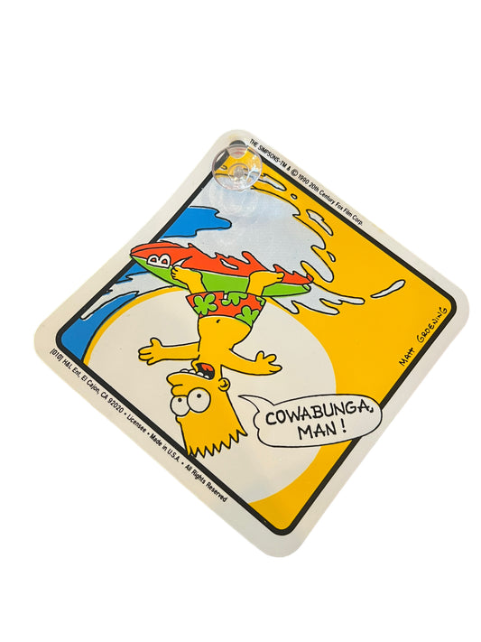Vintage 1990 Simpsons Window Cling