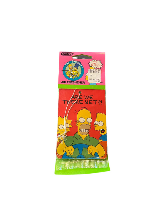 Vintage 1990 Simpsons Air Freshener