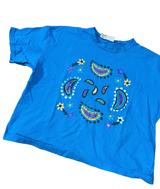 Vintage 1980s Graphic Crop Top