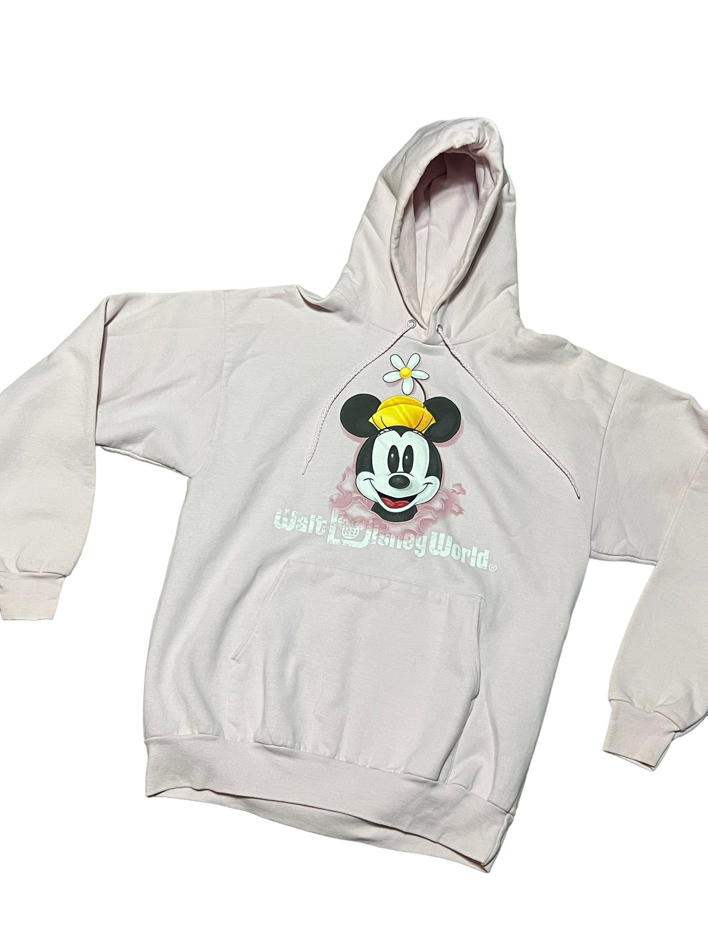 2000s Minnie Mouse Light Pink Hoodie