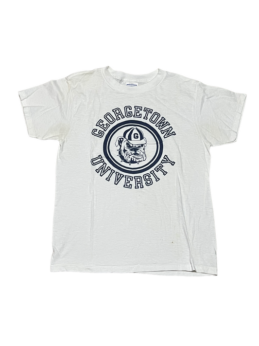 Vintage 80s Georgetown Bulldogs T Shirt