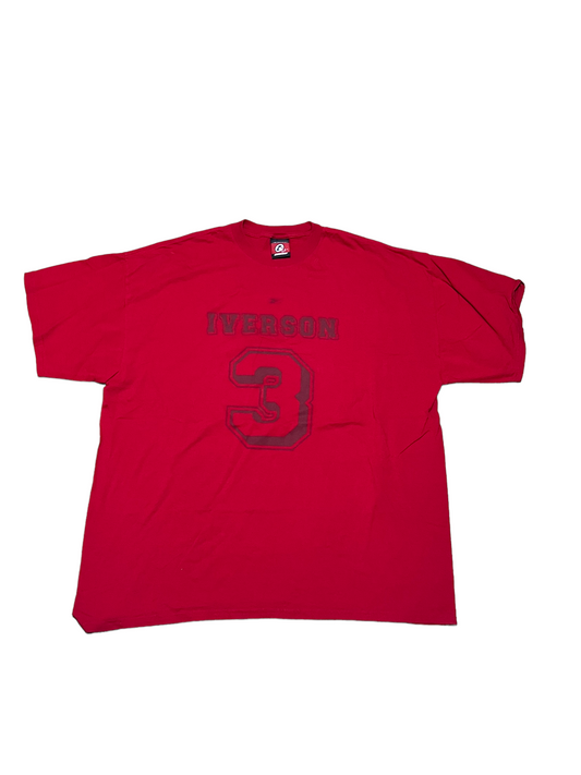Y2K Allen Iverson Reebok T Shirt
