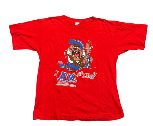 Vintage 1987 Taz 'I Am The Team' Shirt