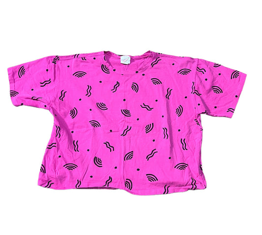 Vintage 1980s Graphic Crop Top