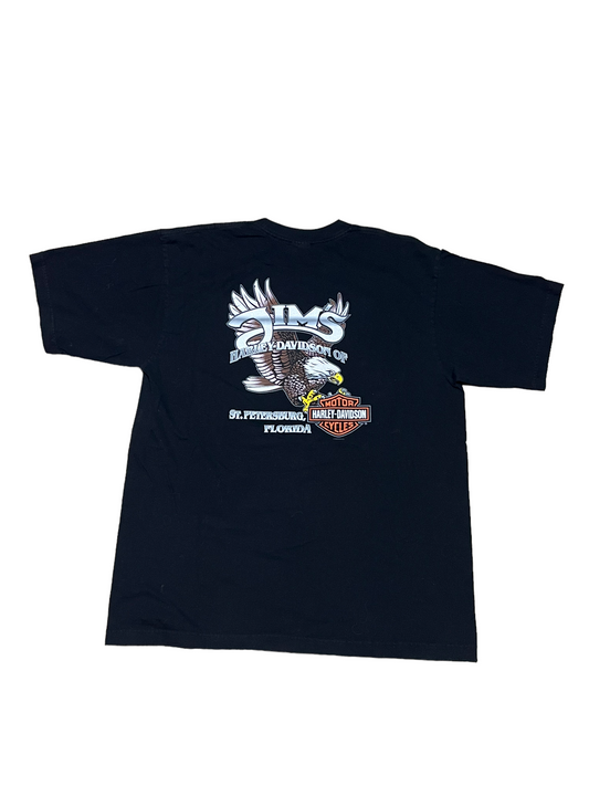 Vintage Harley Davidson 'Bad List' T Shirt