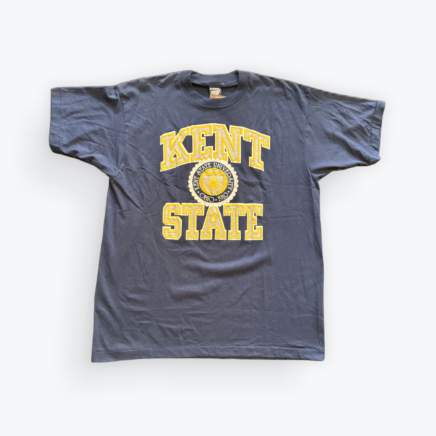 Vintage 90's Deadstock Screen Stars Kent State University Seal Tee