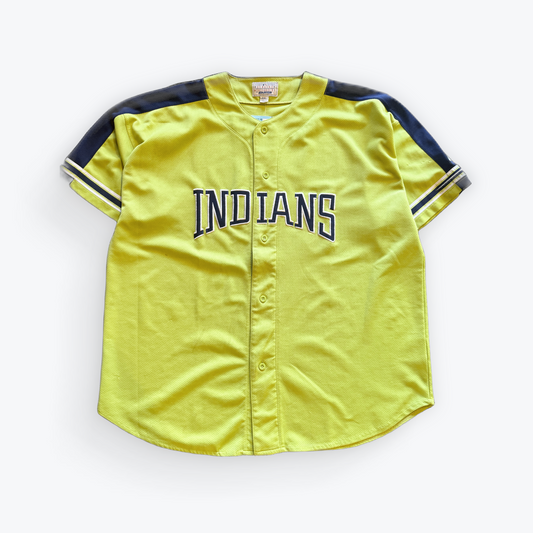 Vintage 90's Starter Cleveland Indians Green Jersey